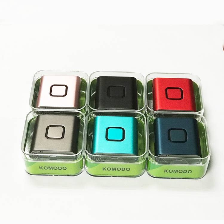 

E cigarette kits Komodo II box mod Battery 900mah Preheat VV Vape Mod Battery Kit With Adapter For 510 Cartridges Atomizers original100% vs Vapmod VMOD, Multi