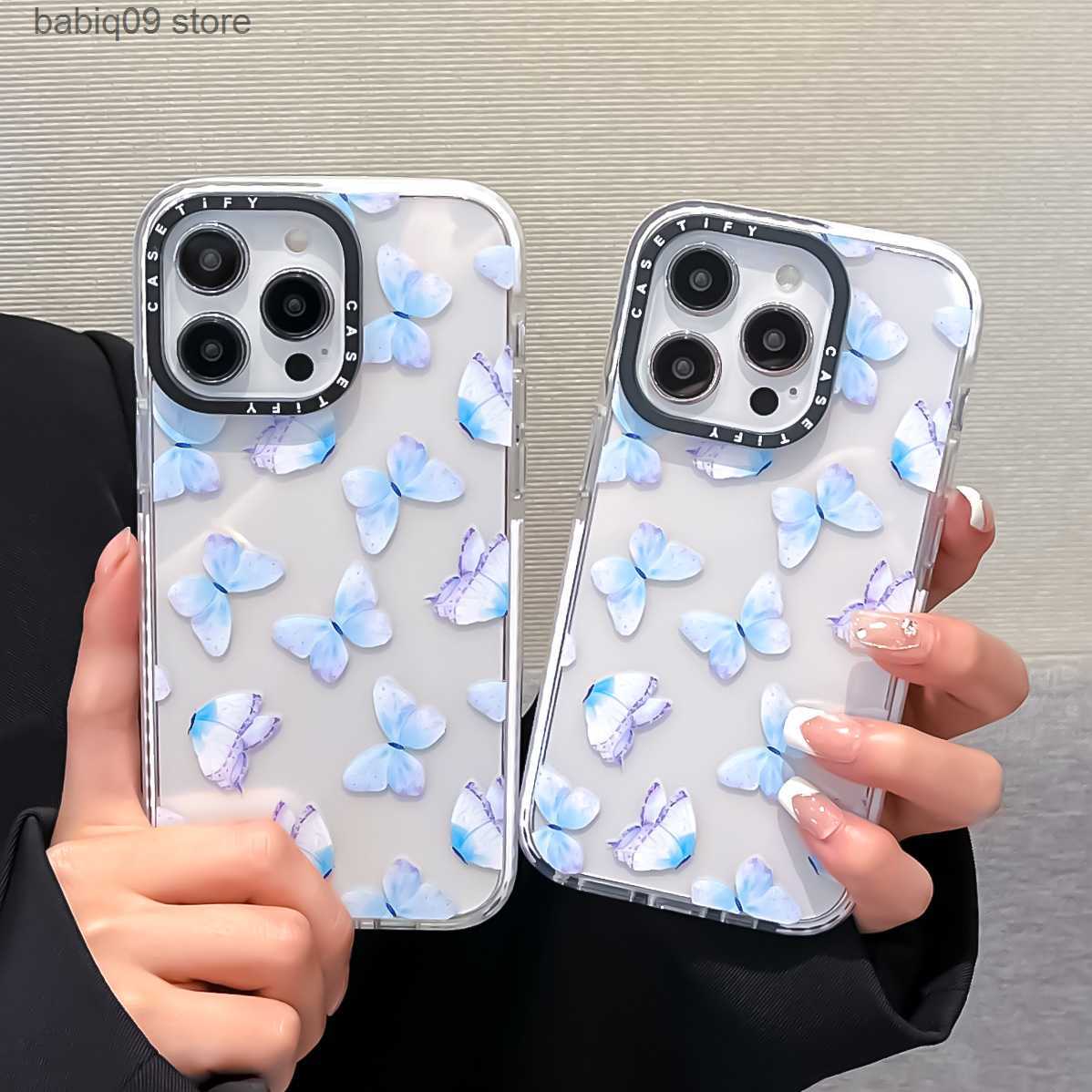 

Cell Phone Cases CASETIFY cute butterfly Phone Cases For iPhone 14 13 12 11 Pro Max Back Cover T230419, Jj5d33xw67a1