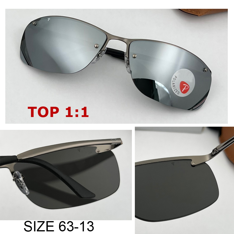 

top quality designer Fashion sunglass polarized Men's Driving shield sunglasses women classic mirrored metal frame uv protection sun Glasses 3183 with box stickers