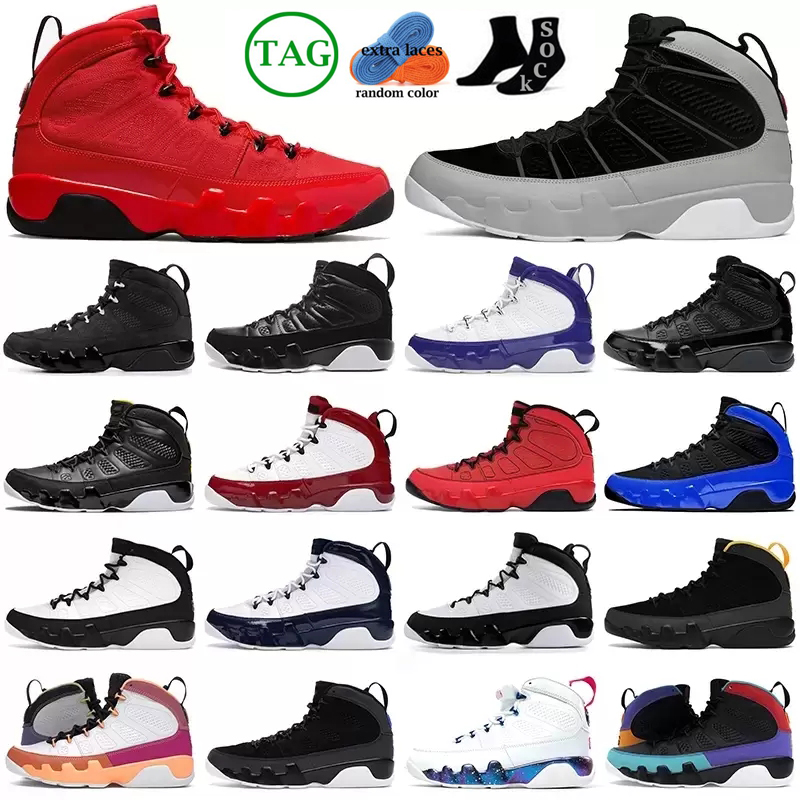 

2023 9 IX 9S Men Women Basketball Shoes Bred University Gold Blue Gym Chile Red Cool Particle Grey Racer Blue Statue Anthracite Sport Sneakers Trainers