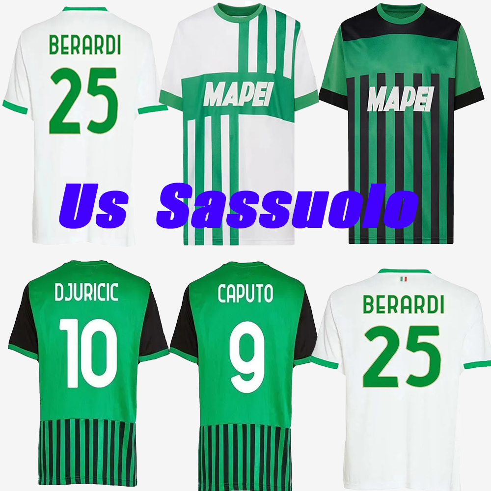

2223 US Sassuolo Calcio Soccer Jerseys 2022 2023 LIROLA PRINCE Chiriches Djuricic Football Shirt MATRI SERNICOLA Locatelli Berardi Boga CAPUTO Defrel uniform, 22 23 home