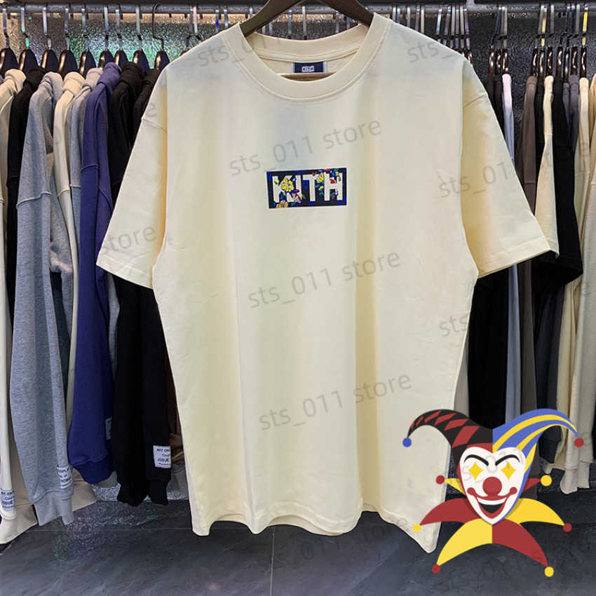 

Men's T-Shirts 2023ss Kith Box T Shirt Men Women Best Quality Black Apricot Tee Top Inside Tags T230419