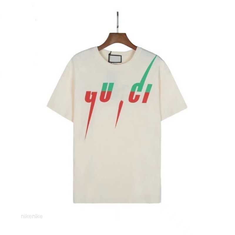 

23Ss Mens t Shirts Designer Lightning Letter Printed Short Sleeve Fashionable Cotton Breathable Sweatshirt Mens and Womens High Lothing -XXXXL