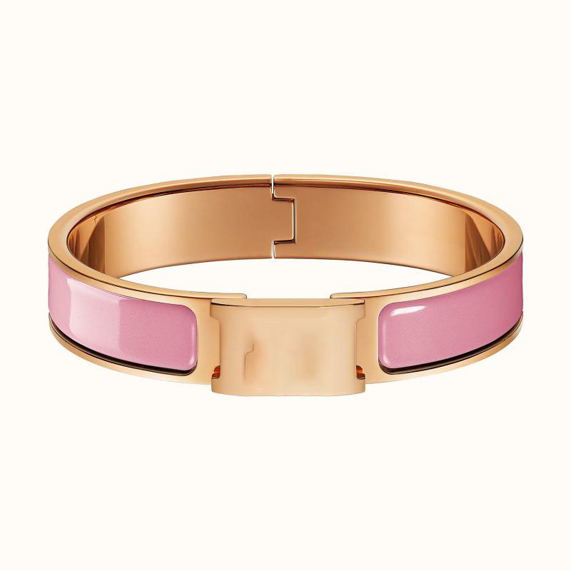 New Luxury Stainless Steel Letter Bangle Bracelet Jewelry for Women Gift-image-859902118