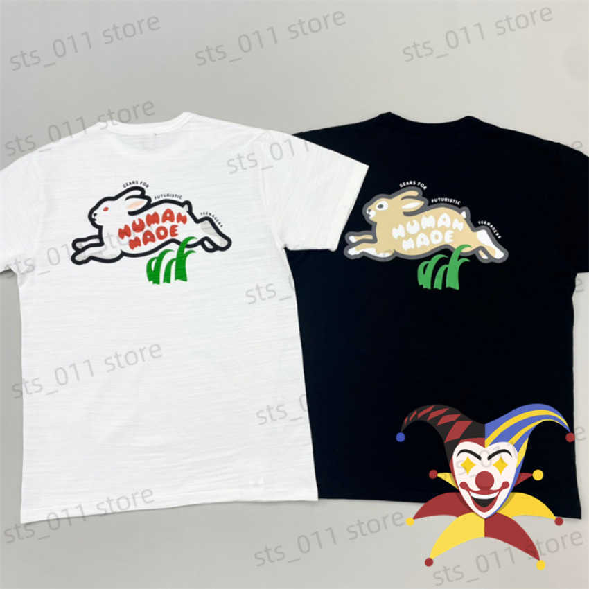 

Men's T-Shirts Human Made T Shirt Men Women 1 1 Best Quality T-shirt Heart Rabbit Print Hip-Hop Top Tees T230419
