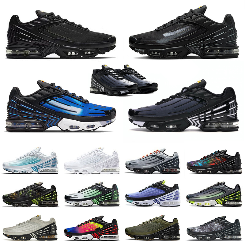 

tn 3 tn plus 3 running shoes for mens womens tn3 spray painted wolf grey obsidian all white black royal blue tns france tennis sneakers trainers max big size 12, 39-45 neon