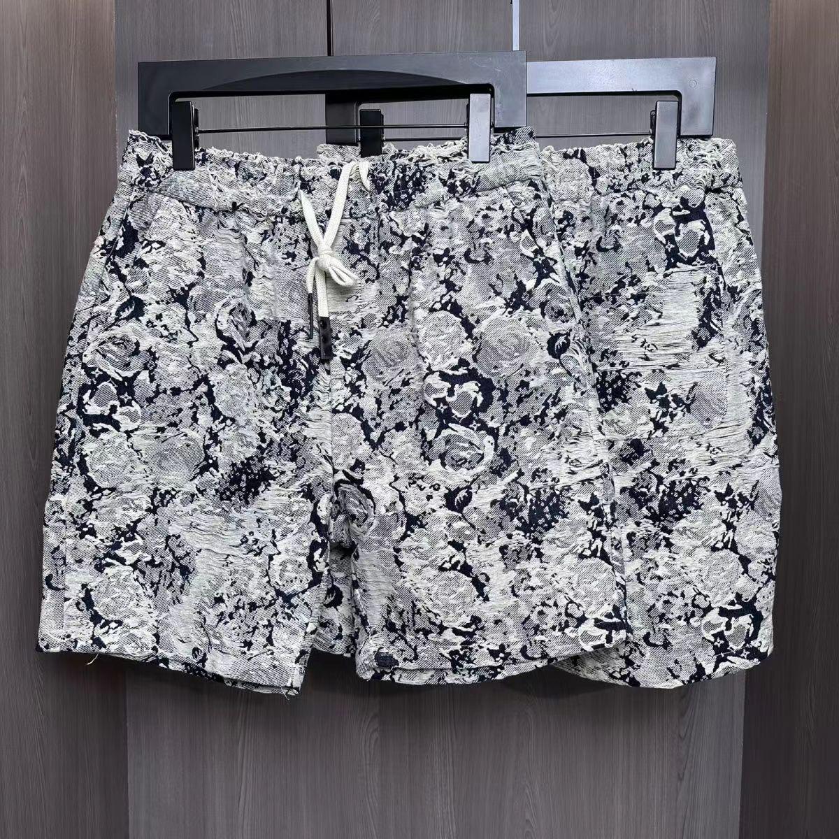 Mens Shorts Denim Jeans Designer Man Short Pants Beach Bottoms Hollow Out Swimwear Unisex Pant Aian Size S-5XL-image-859930862