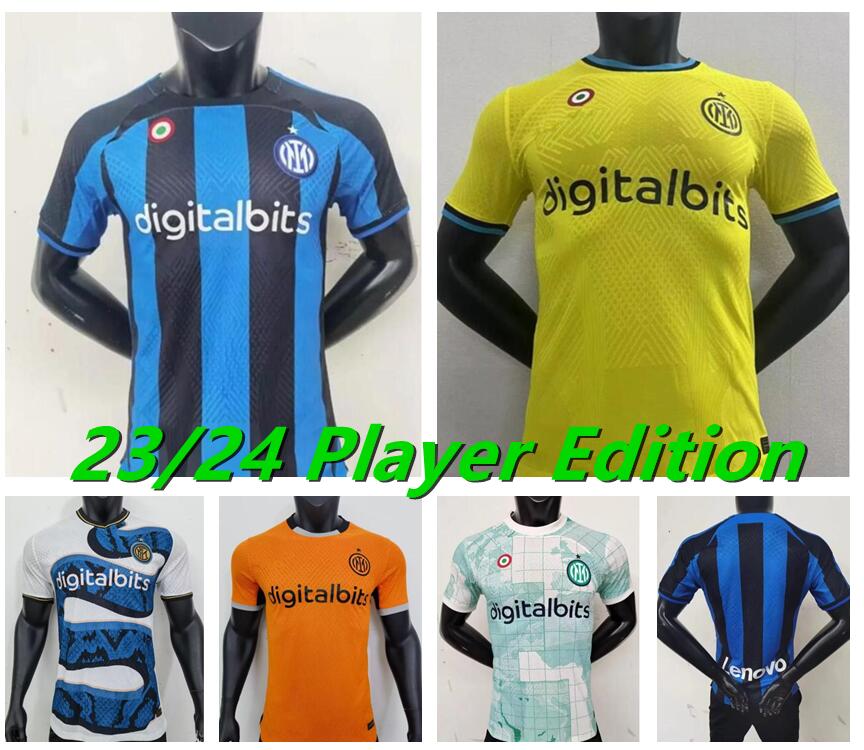 

player version Lukaku TOP soccer jerseys 22 23 Inter BARELLA VIDAL LAUTARO ERIKSEN ALEXIS DZEKO CORREA AWAY THIRD UNIFORMS football shirt 2022 2023 men