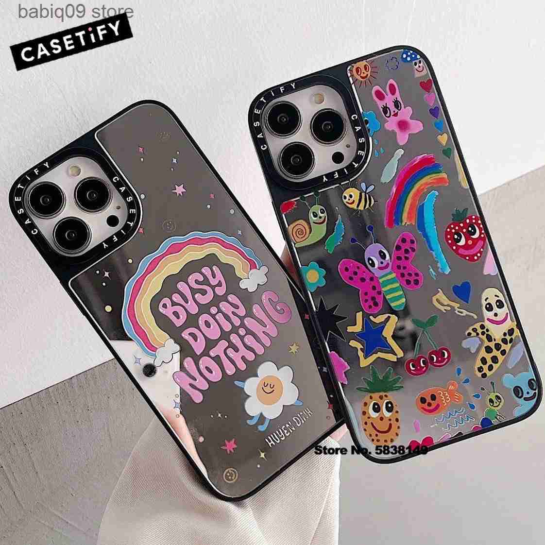 

Cell Phone Cases CASETIFY Corpse Bride Mirror Case for iphone X XS Max 12 13 14 Pro 13 Mini 11 14Promax SE2020 6 7 8 14 Plus Back Cover B0316 T230419