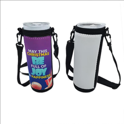 

Hot selling Sublimation blank Neoprene 20 Oz tumbler sleeve Holder Carrier tote holder with shoulder strap