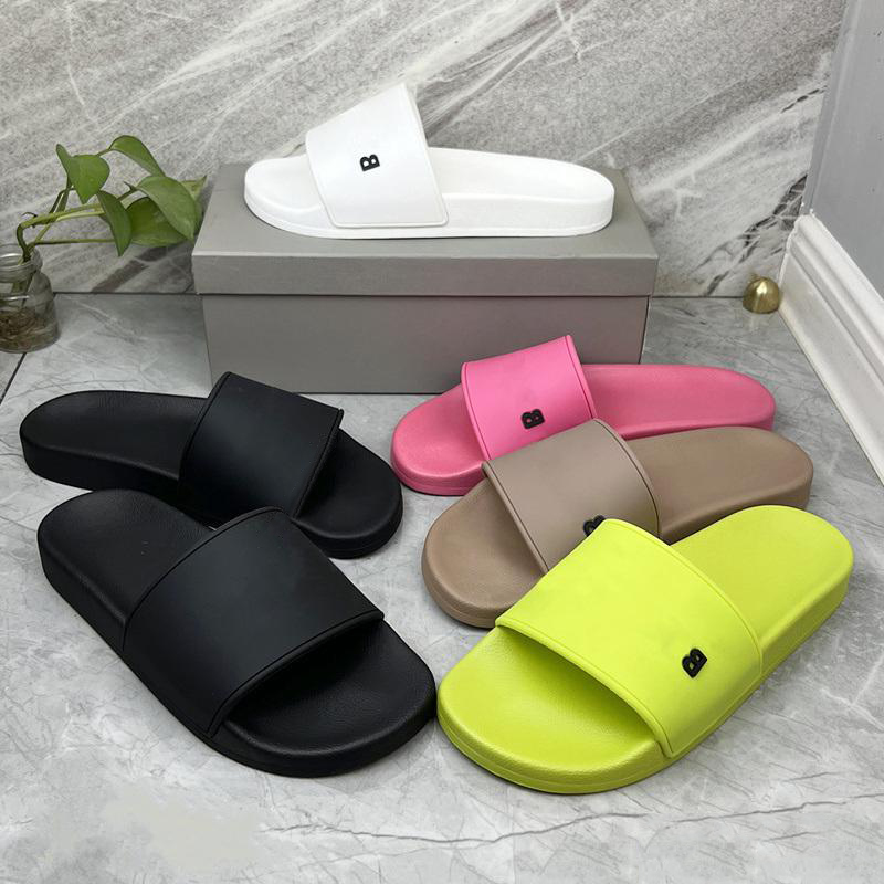 

2023 Fashion slipper sliders Paris slides sandals luxurys brands slippers for men women Hot Designer unisex beach Indoor Outdoor High Quality flip flops With Box, 19