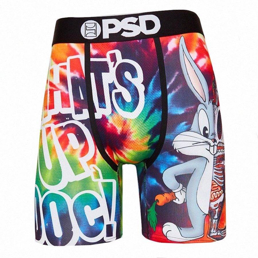 

psd Cross-border Special Fashion Brand Men' Long Sports Underwear Men' Anti-wear Leg Fitness Fat Guy Ice Silk Boxers J5Dp#, Random suit
