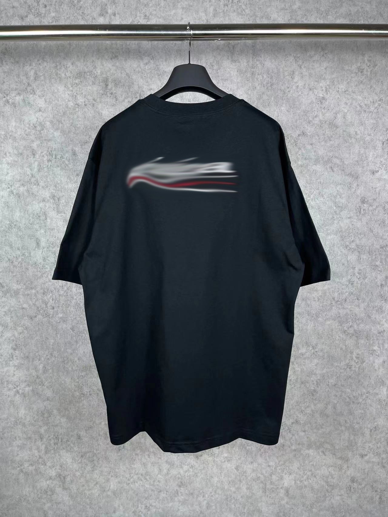 mens t shirts wave TEE classic letter printed pairs fashion shirt for women men crew neck clothes-image-859818050