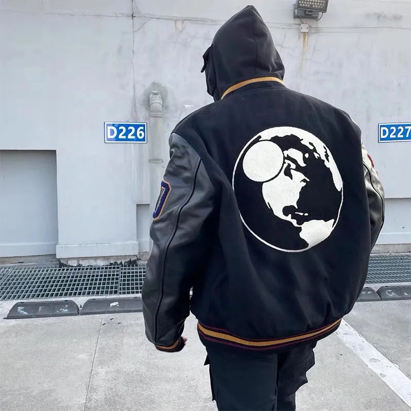 

Designer Men's Jacket Fashion Hip Hop Varsity Baseball Jacket With Embroidery Spring Fall Streetwear Bomber Top M-3XL iDT