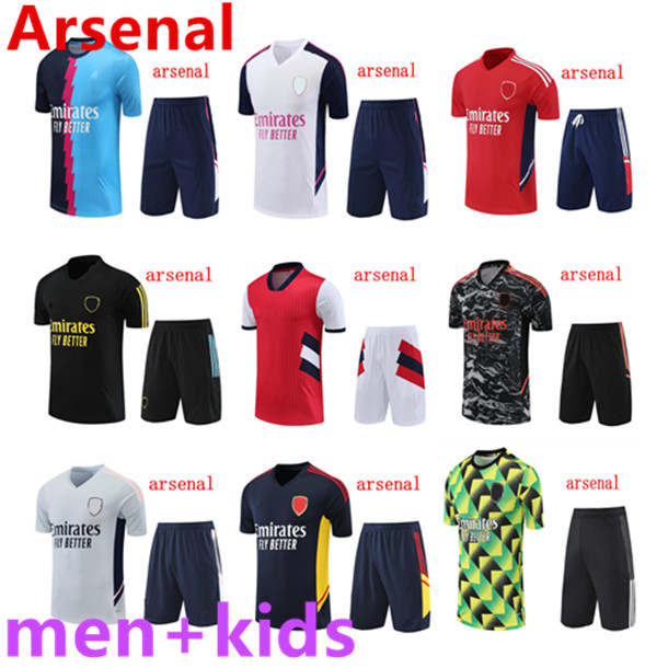 

22/23 Arsen PEPE SAKA short sleeveS jerseyS tracksuit gunners training vest vest ODEGAARD THOMAS TIERNEY SMITH ROWE 2022 2023 Transport Men Kids kit, 02