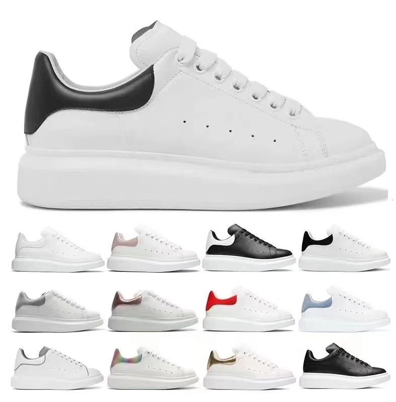 

Shoes Casual Oversized Men Women Leather Lace Up Mc Queen Sneakers Luxury White Black Velvet Suede Trainers Alexander Queens, 24