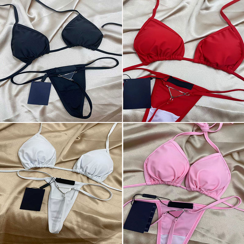Designer Swimsuit Fashion Bikinis Woman Two-Piece Bikini Letter Swimsuits Summer Swimwear Beach Luxury Bathing Suits Three-point Swimsuit-image-860567953