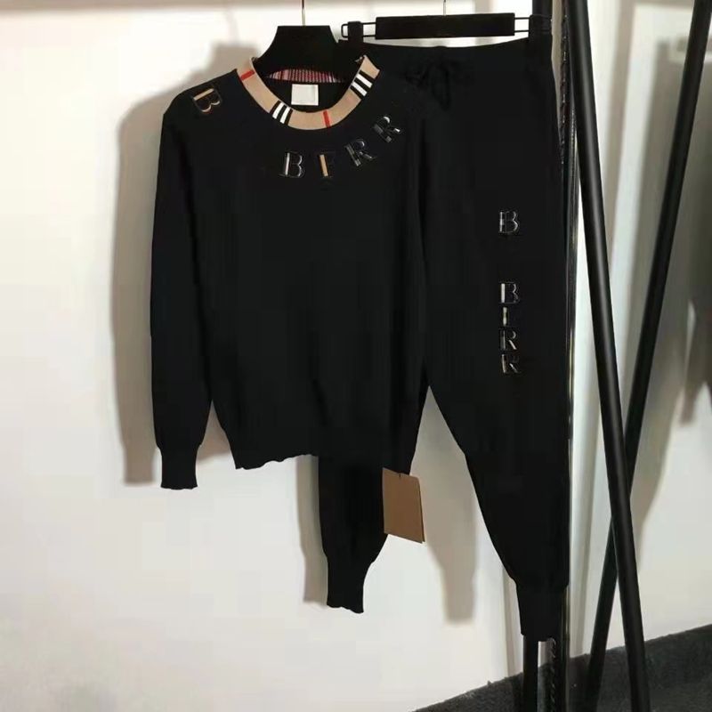 

mens Tracksuits Designer sweater Women' suit luxury cotton fashion casual sports letter printing same style for lovers two piece knitting Set H02W, Ems freight