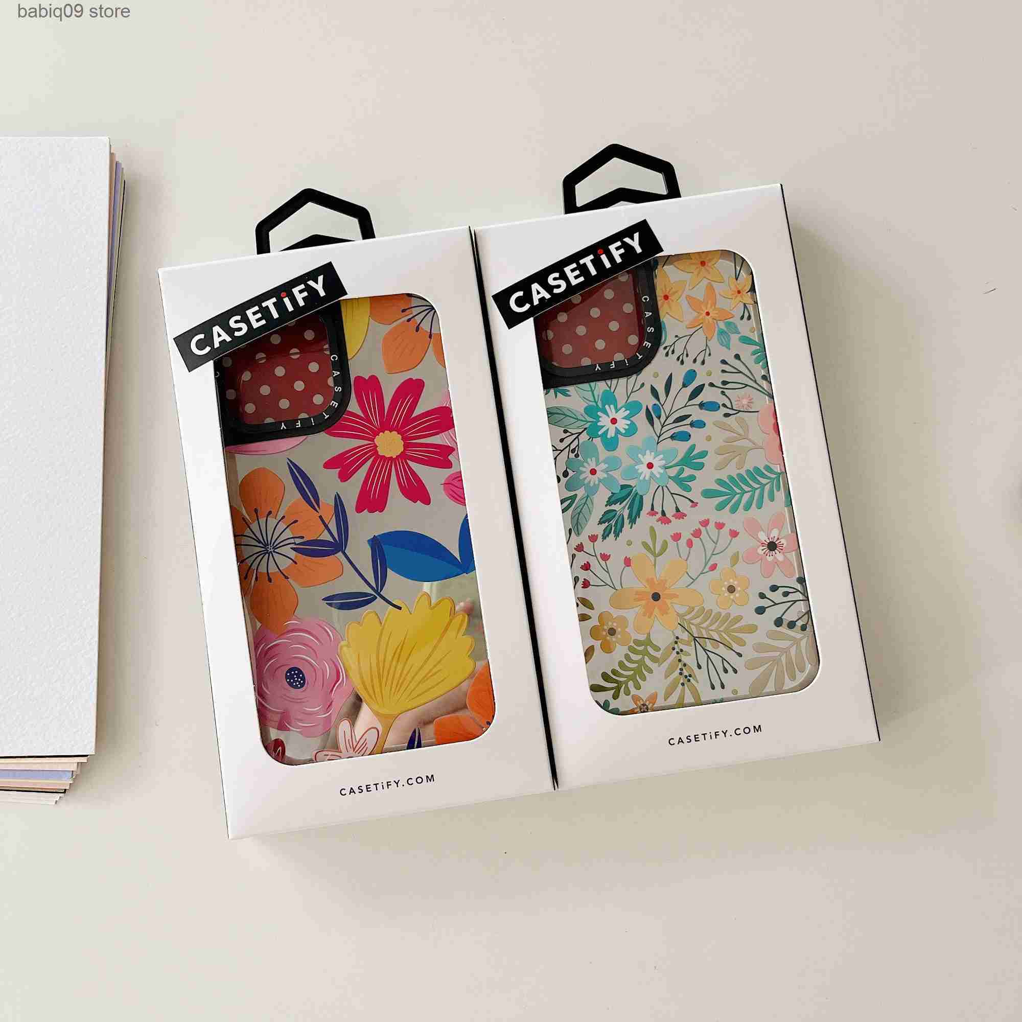 

Cell Phone Cases CASETIFY Flowers and Gradual Butterfly Mirror Case for Iphone 12 13 14 Pro 13 Mini 11 2020 6 7 8 Plus Back Cover T2304