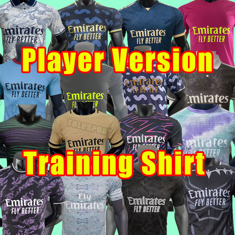 

2022 2023 Real Madrids BENZEMA soccer Jerseys VINI JR MODRIC Camavinga 22 23 Tchouameni Asensio KROOS HAZARD Rudiger player version training dragon icon, Training player version