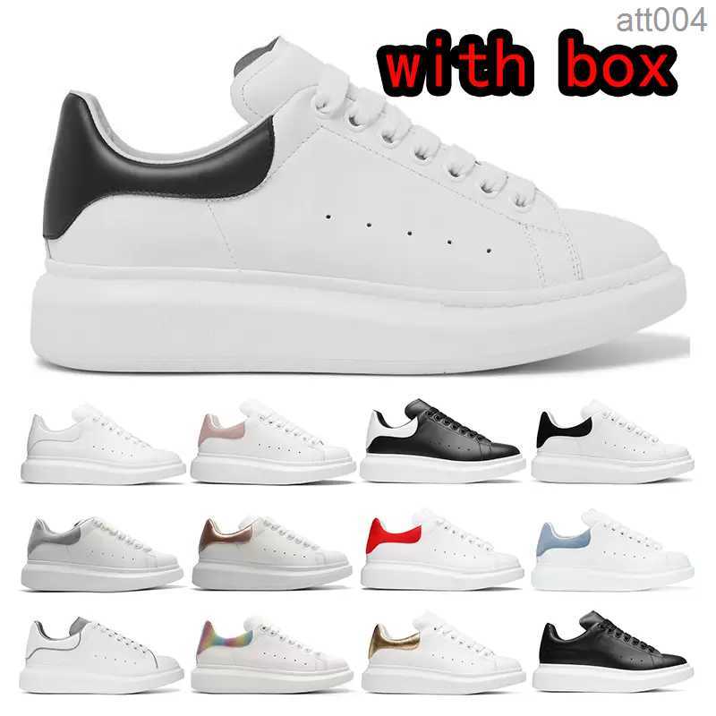 

with box Designer Woman shoes Leather Lace Up Men Fashion Platform Oversized White Black mens womens Luxury veet suede Casual Sho mc queen mcqueens alexanders, #19