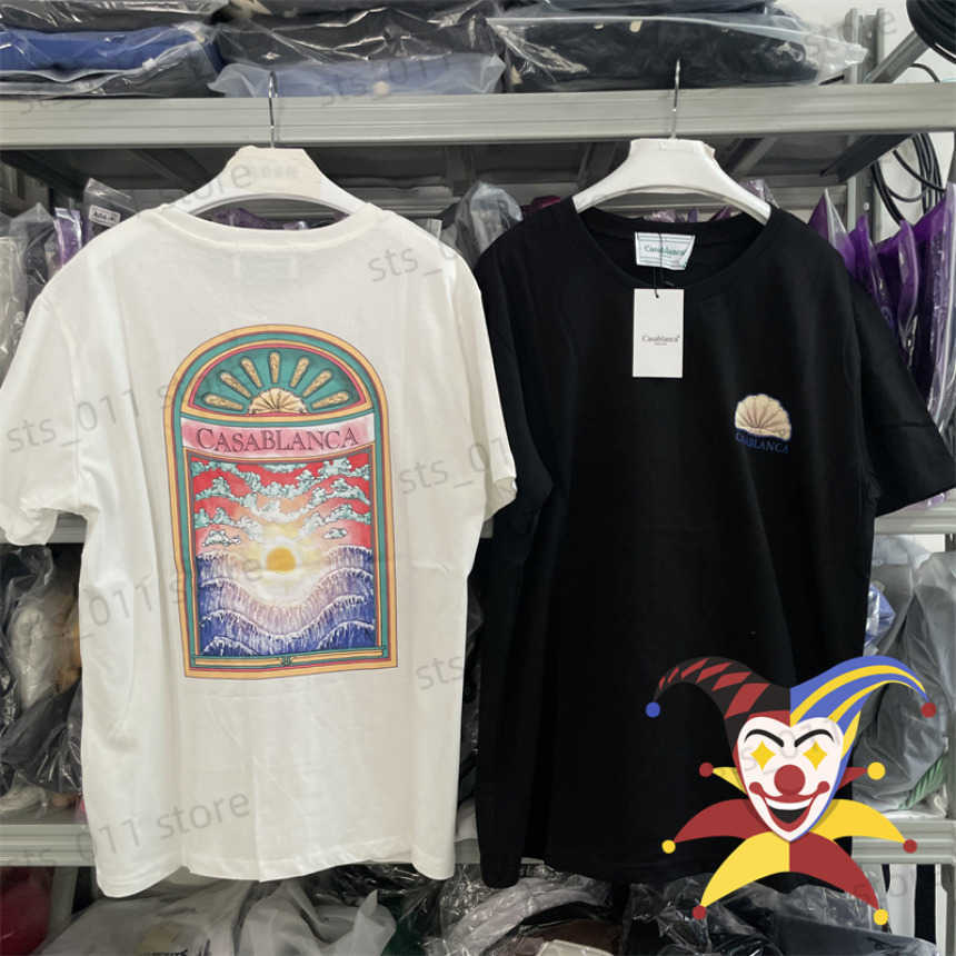 

Men's T-Shirts New Casablanca T Shirt Men Women Oversized 2023ss Short Sleeve T-shirt Top Tees T230419, 21