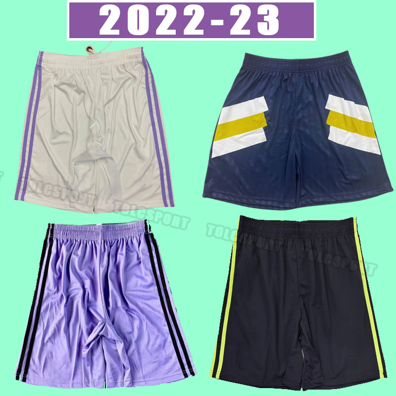 

2022 2023 Real Madrids BENZEMA soccer shorts VINI JR MODRIC Camavinga 22 23 Tchouameni Asensio KROOS HAZARD Rudiger Fan version football pants home away third icon