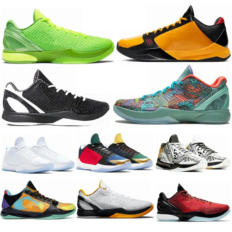 

2023Mambacita Black Mambas 6 Mens Basketball Shoes Zoom Protro Prelude Grinch Think 5Alternate Bruce Lee Del Sol Big Stage 24 outdoor sports trainers sneakers, 15