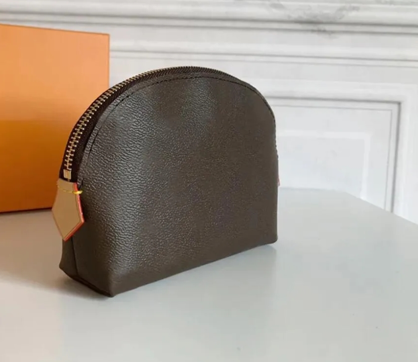 10A Genuine Leather mini bag Women leather Cosmetic Bags Designer Makeup Bag Leather Toiletry cosmetics Pouch Fashion women Make Up Travel Handbags