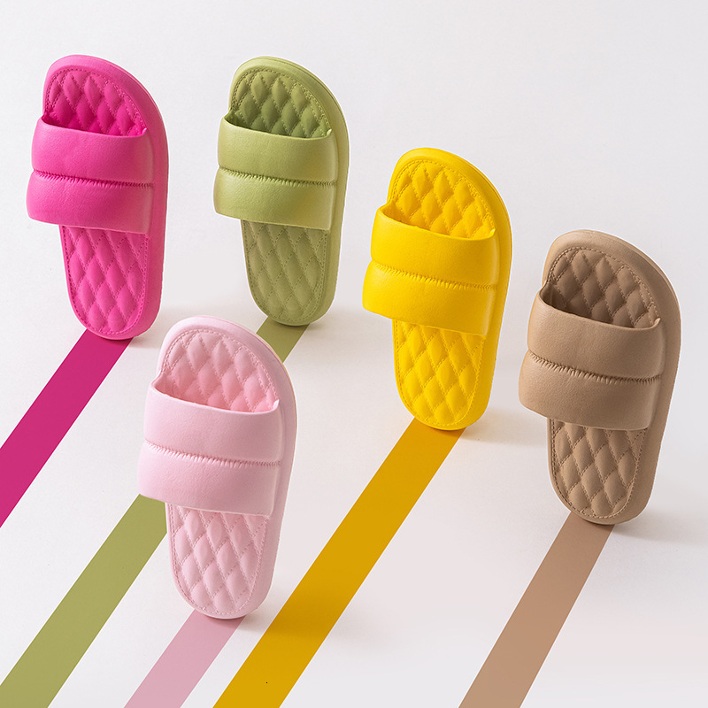 

Slipper Home Thick Platform Shoes Summer Beach Flip Flop EVA Soft Sole Flat Mute Nonslip Slides Sandal 230419, Pink