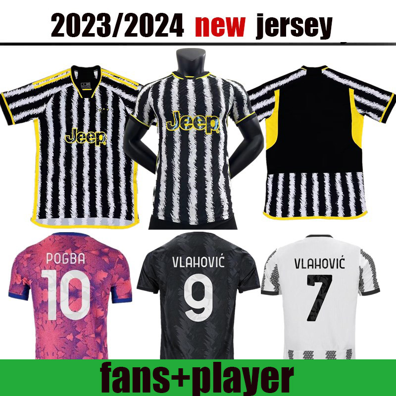 

23 24 22 DI MARIA soccer jerseys CHIESA VLAHOVIC 2023 2024 football shirt set LOCATELLI MORATA DE LIGT KEAN Fans player version Men kit uniform, 10