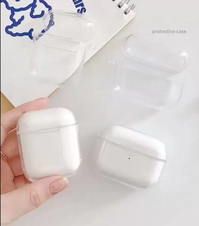 

Headphone Accessories Earphone Case For Apple Airpods Pro Silicone Cover Air Pods 3 Earpods Earbuds Hook Charging Box new Tips Cushions Headset Tips, White