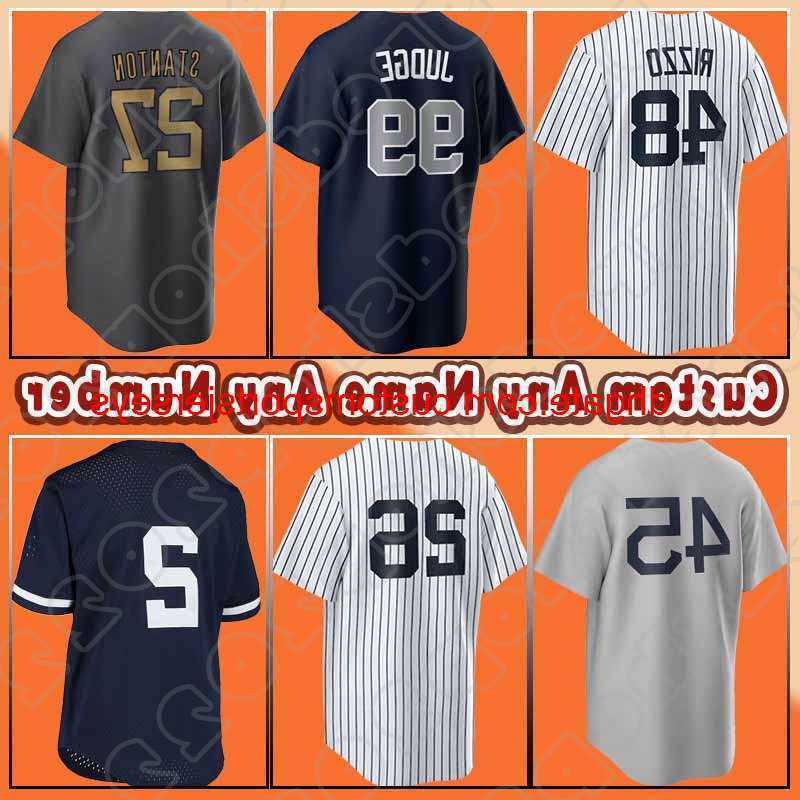 

New Yorks Tees Yankees stitch Gerrit Cole Aaron Judge Baseball Jerseys s Anthony Rizzo Gleyber Torres Derek Jeter Josh Donaldson DJ LeMahieu Jameson Taill, Custom men (y j)