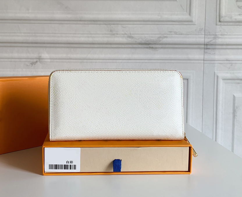 

Fashion designer womens wallets luxury Zippy purses Multicolore flowers letters credit card holder ladies long slim zipper money clutch bag with box high-quality, 60017#multicolore monogrames