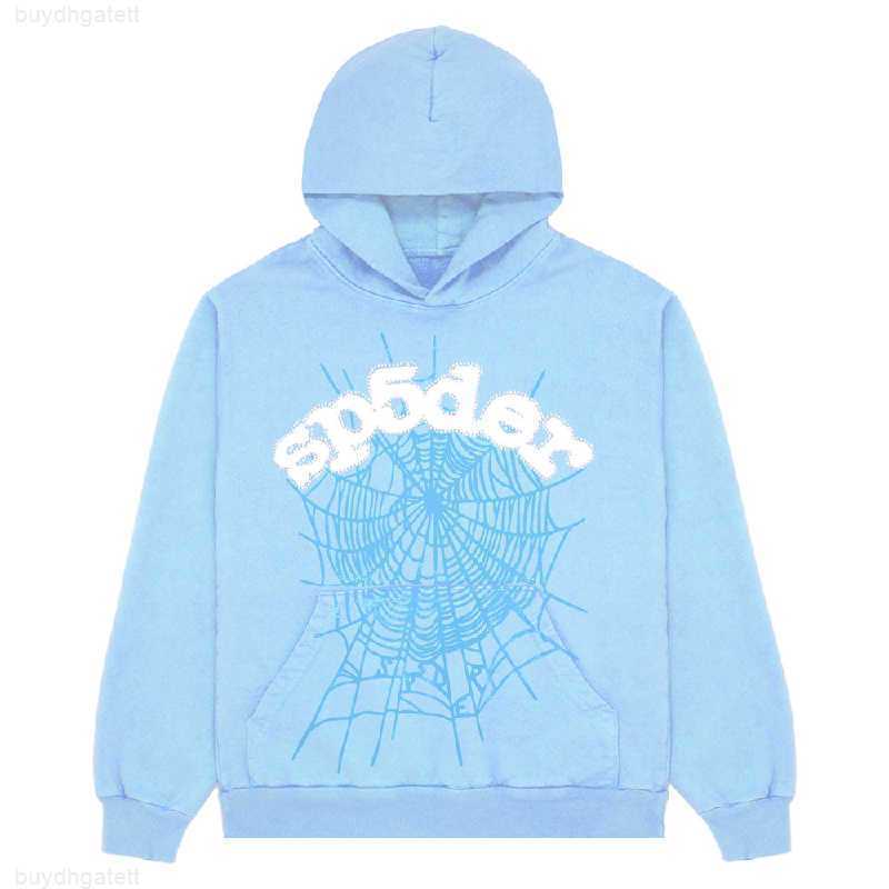 

Men' Hoodies Sweatshirts Sky Blue Spder Men Women Hip Hop Young Thug Spider World Wide Print Pullover G CYUC