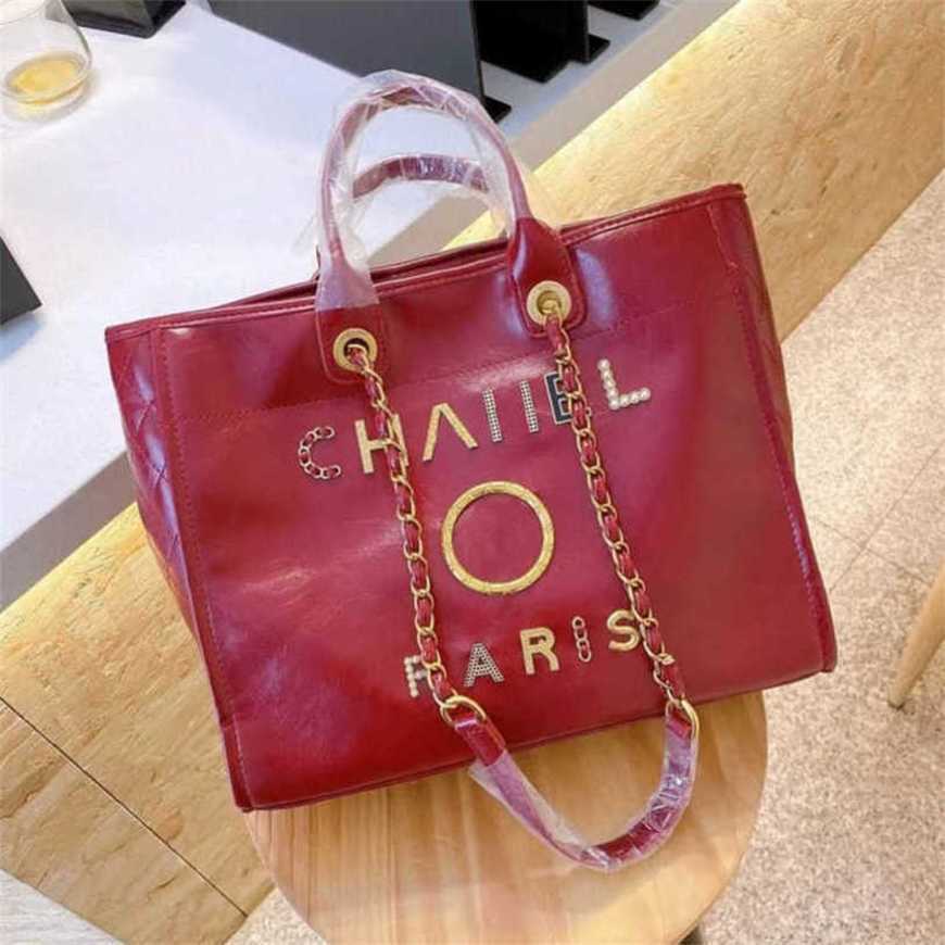 

80% Off Luxury Classics Women's Handbags Beach Designers Metal Pearl Letter Badge Tote Bag Small Leather Large Female Chain Wallet Backpack 9R9T, Sky blue