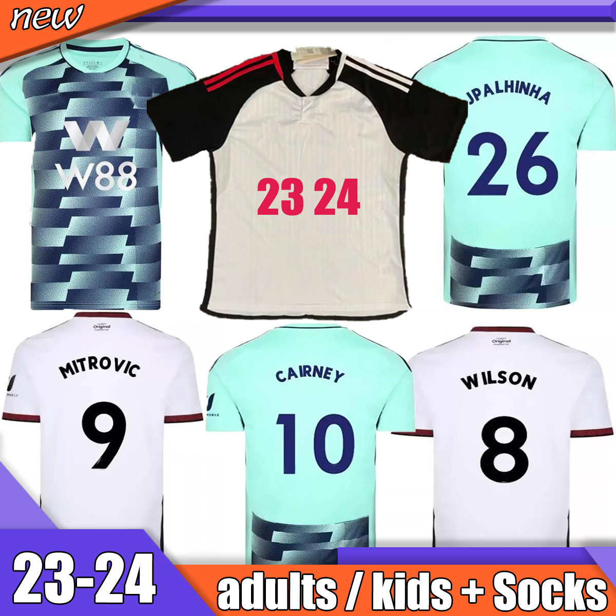 

22 23 ROBINSON Home away SOCCER JERSEYS CAIRNEY Mitrovic 2022 2023 KEBANO WILSON MUNIZ J. Palhinha men kids kit FOOTBALL shirts Uniform tops top thai quality Fulham, 05