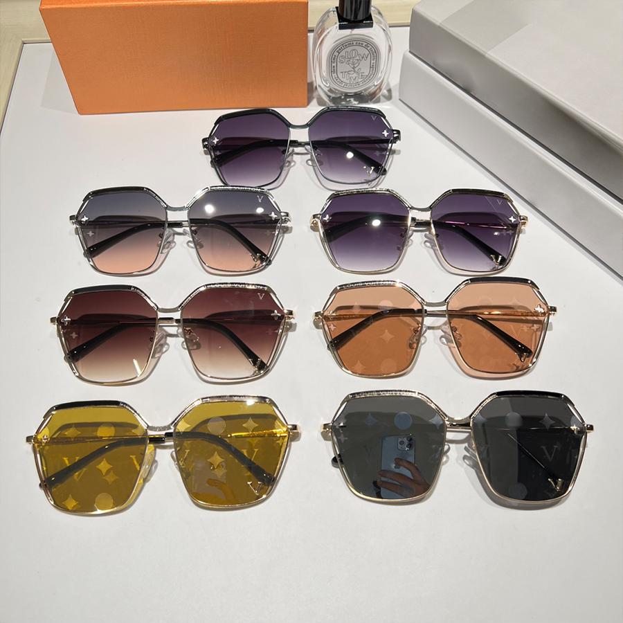 

Fashion Sunglasses Luxury Letter Design for Woman Man Designer Sun Glasses 7 Color Goggle Adumbral