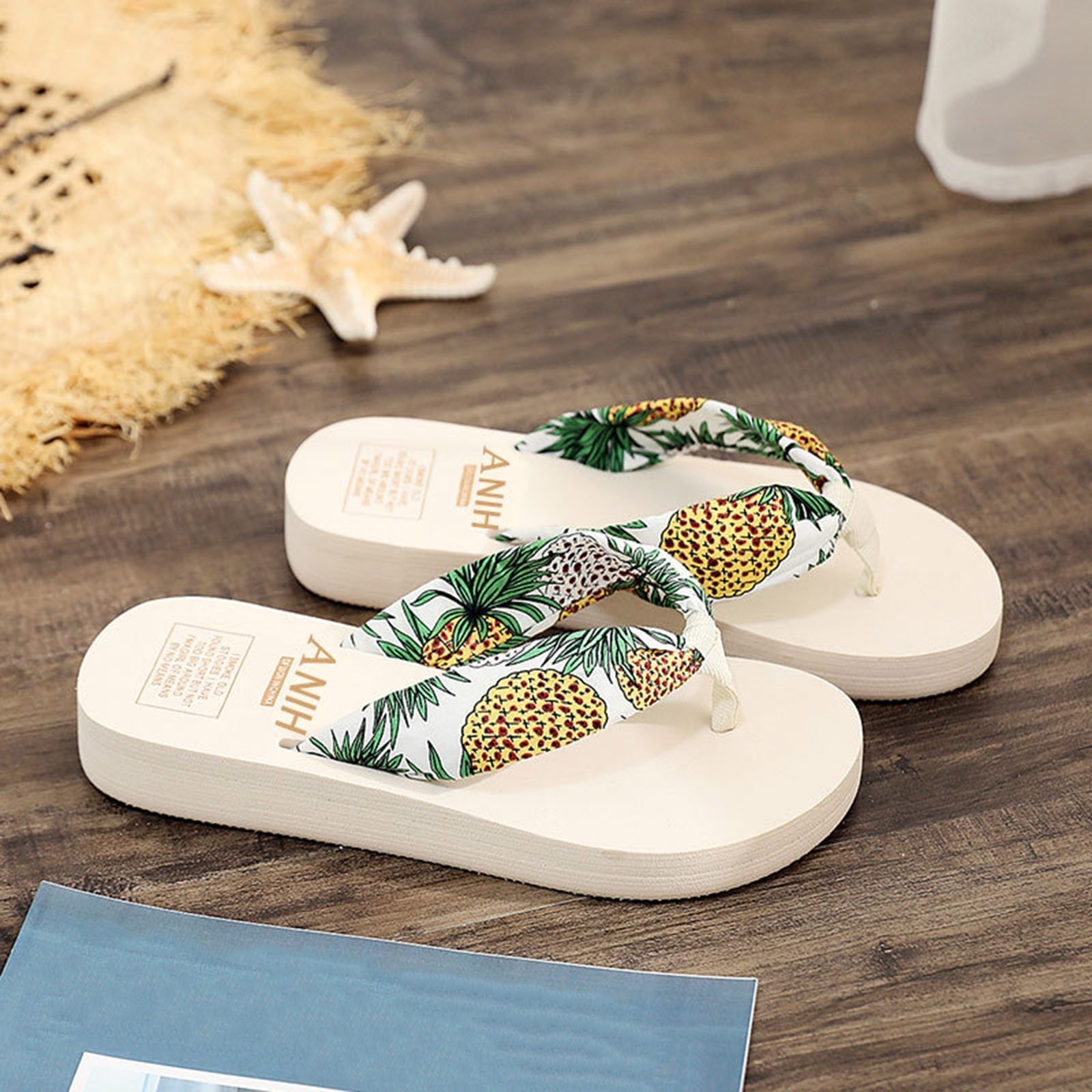 

Slippers Fashion Lady Shoes Retro Womens Summer Flip Flops Casual Flat Sandals Beach Open Toe for Women 230419, Wt