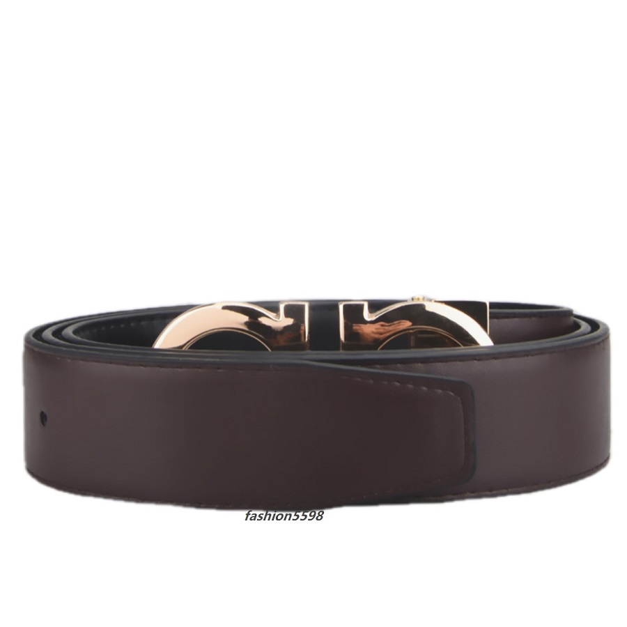 

2022 Smooth leather belt Casual Letter Smooth Buckle Luxury Belt luxury belts designer for men big Belt male chastity top fashion mens wholesale, Black