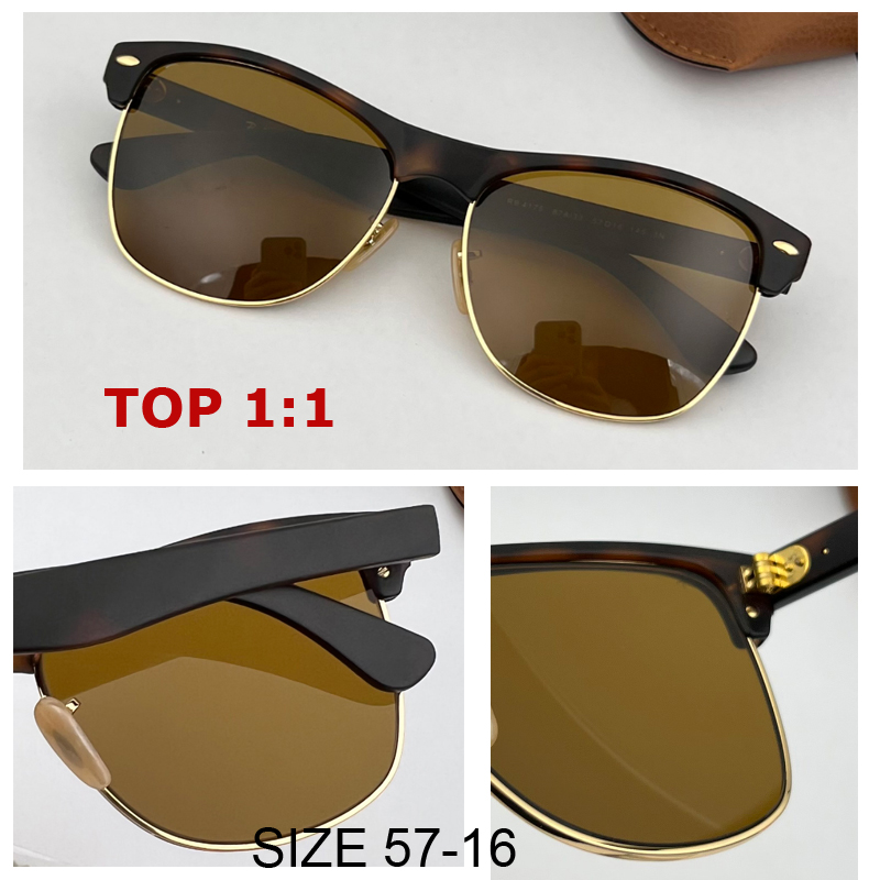 

new Classic square sunglass oversized Brand designer uv400 Club Sunglasses Men Women Master Sun glasses fashion driving gradient lflash glass lens gafas with box