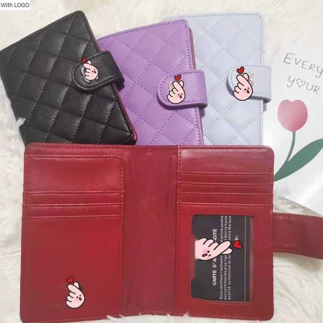 

Wallets Luxury Brand design Letter Quilted CC bag points exchange Lingge passport clip simple multi card certificate package Lingge ticket clip protective cover X3