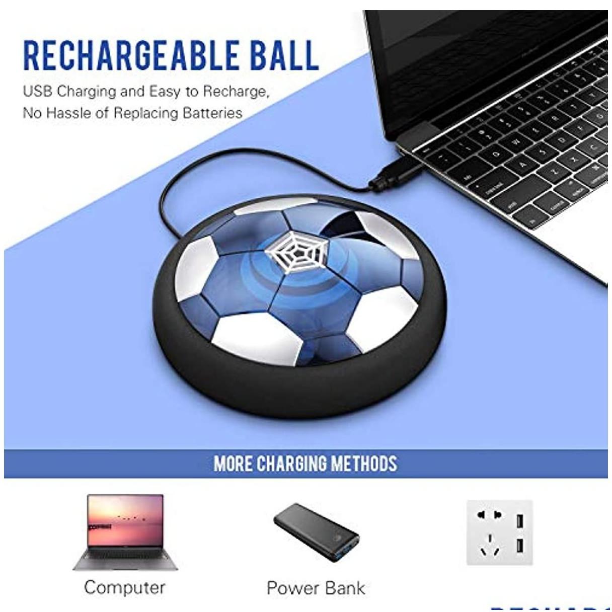 Sports Toys Sports Toys Hover Soccer Ball Indoor Floating Update Rechargeable Air Football With Colorf Led Light And Soft Foam Bumpe