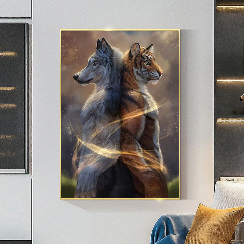 

Black And White Lion Love Posters And Prints Animal Canvas Painting Wall Art Pictures For Home Living Room Decoration Cuadros