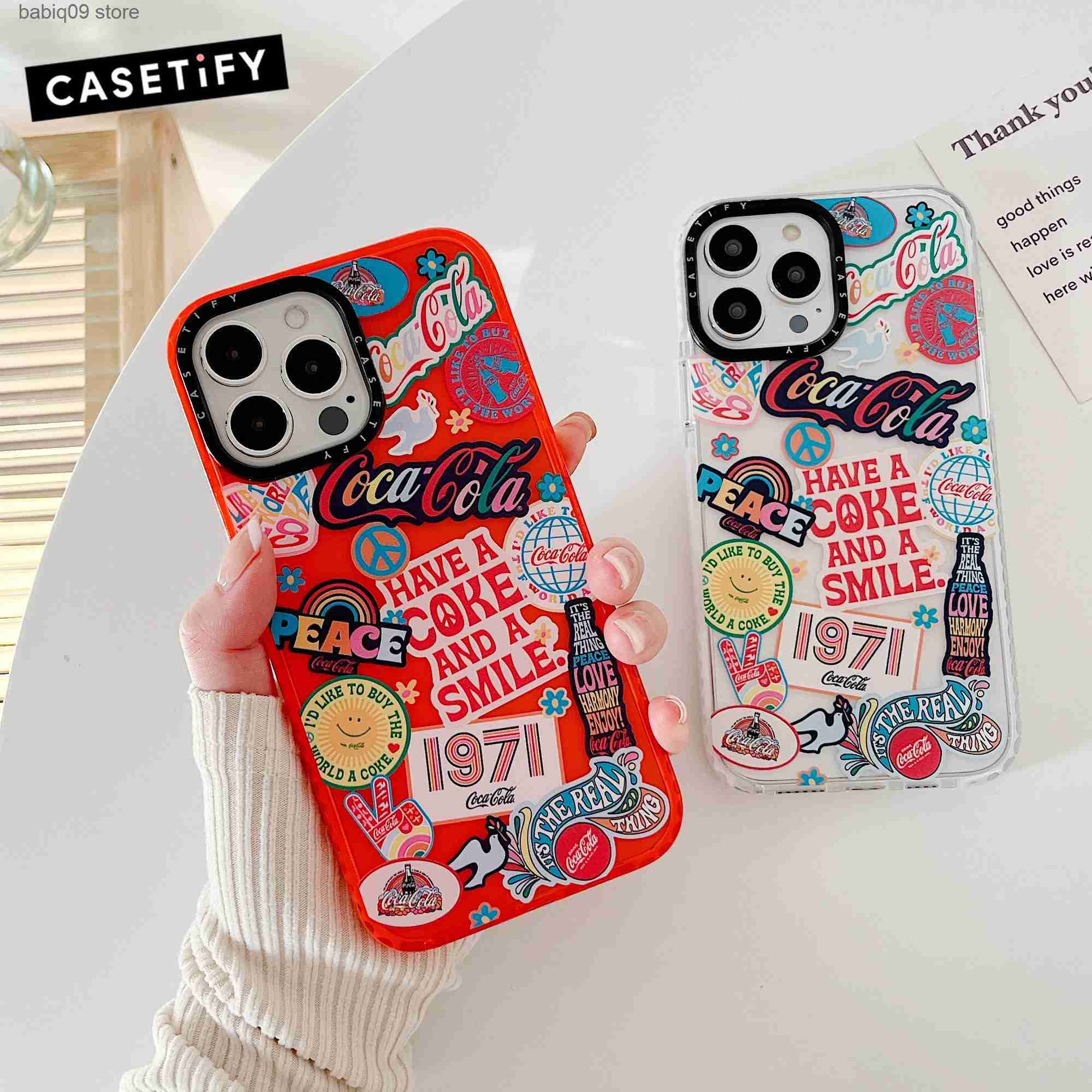 

Cell Phone Cases CASETIFY Delicious Drinks Soft Drinks Phone Cases For iPhone 14 13 12 11 Pro Max XR XS MAX 8 X 7 SE 2020 Back Cover T2304, Yytx221029h11a2
