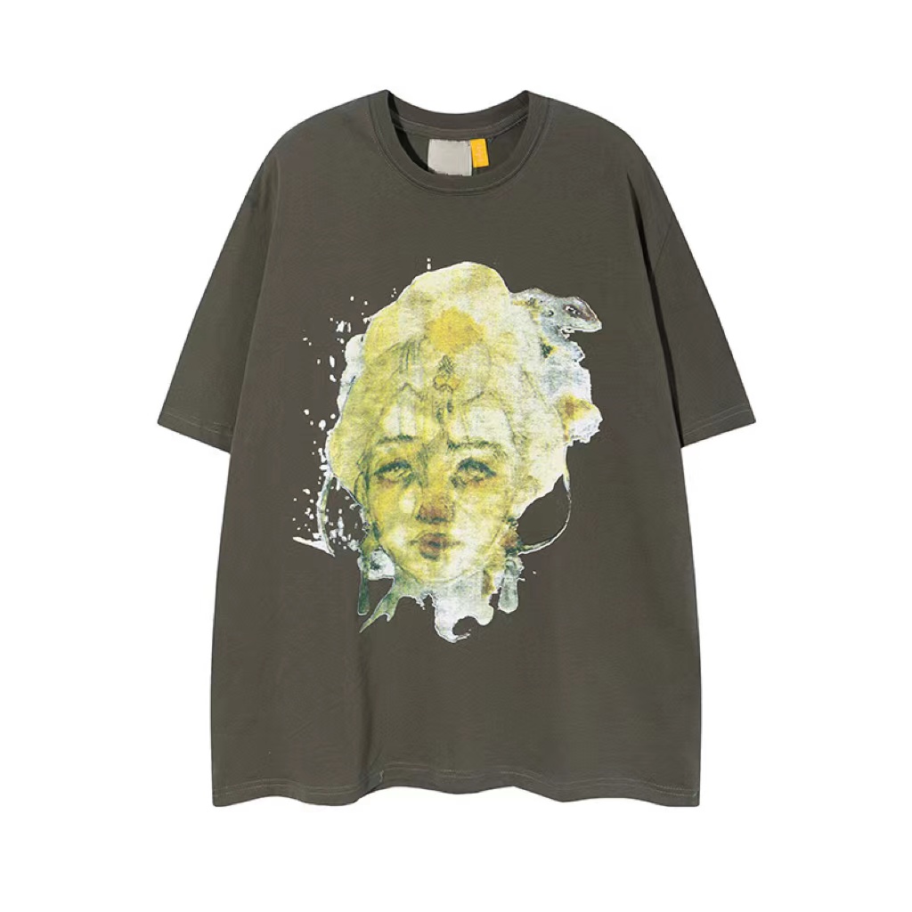 

Men' T-shirts Galleryes t Shirt Depts Mens Tshirt Designer Fashion Pure Cotton T-shirt Womens High Street Loose Classic Print Couples I9PV