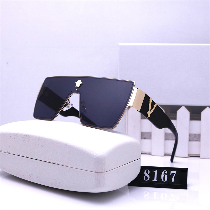 

Large frame with no border and small face Luxury Designer Sunglasses Designer Sunglass High Quality eyeglass Women Men Glasses Womens Sun glass UV400 lens Unisex