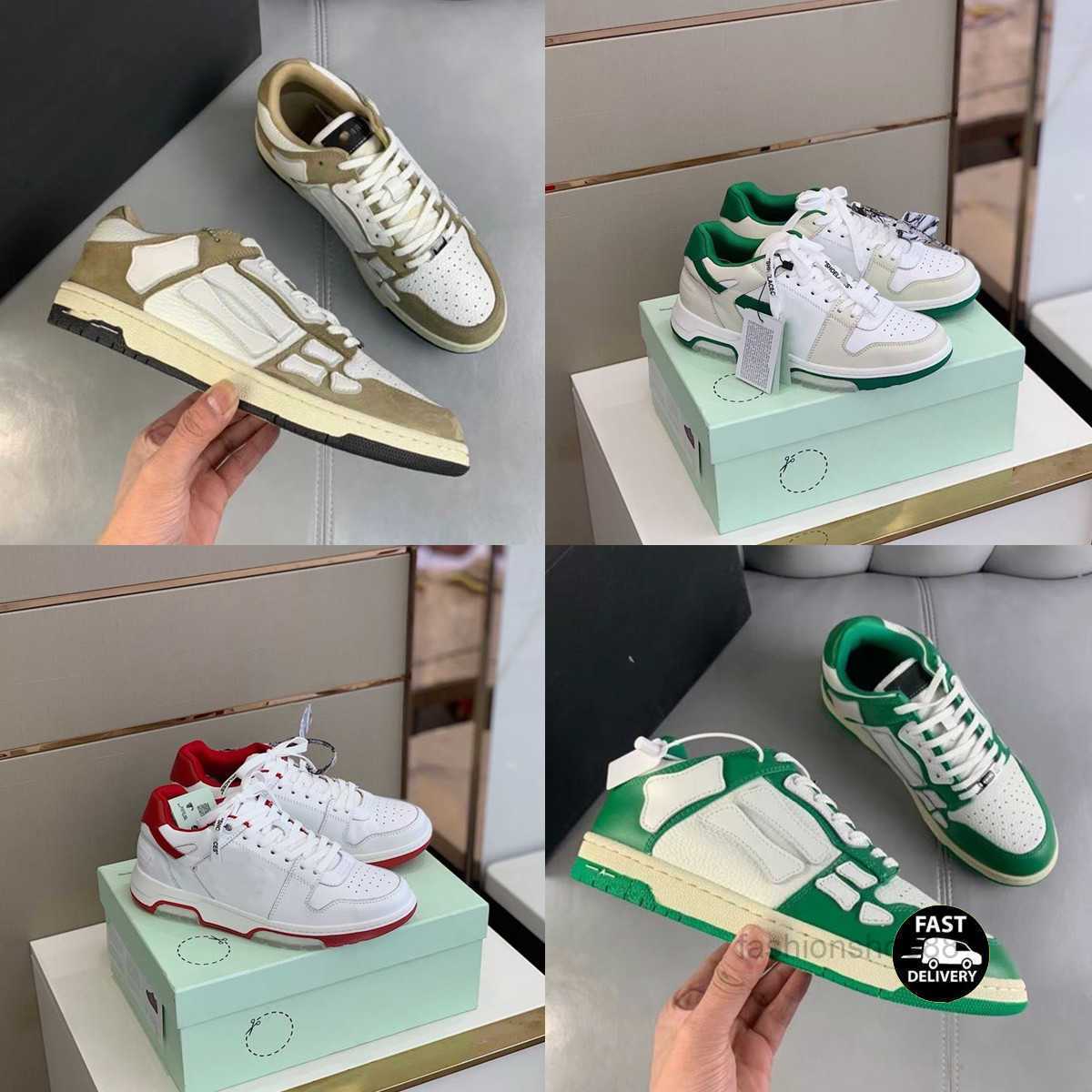 

2021 Men's Designer Casual Shoes OFF l White Leather Retro Sneakers OW 80s Running Ladies shoe 35-45, 14
