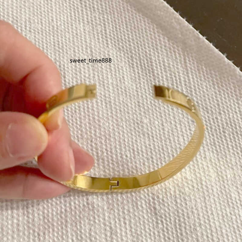 

screw love bracelet women stainless steel gold bangle Can be opened couple simple jewelry gifts for woman Accessories wholesale chain on hand