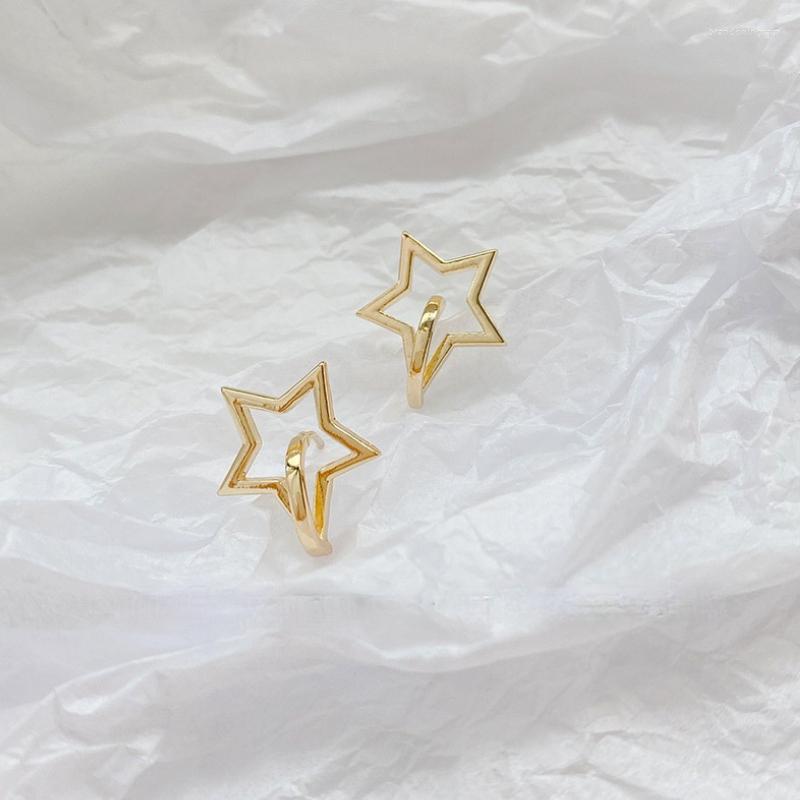 

Stud Earrings U-Magical Fantasy Hollow Out Star Earring For Women Personalized Gold Color Metal Geometric Jewelry Accessories